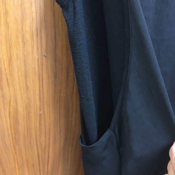 Rag & Bone Black Double Layer Layered Tank Midi Dress - Picture 4 of 10